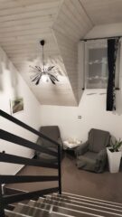 Armchairs if you like to talk and relax