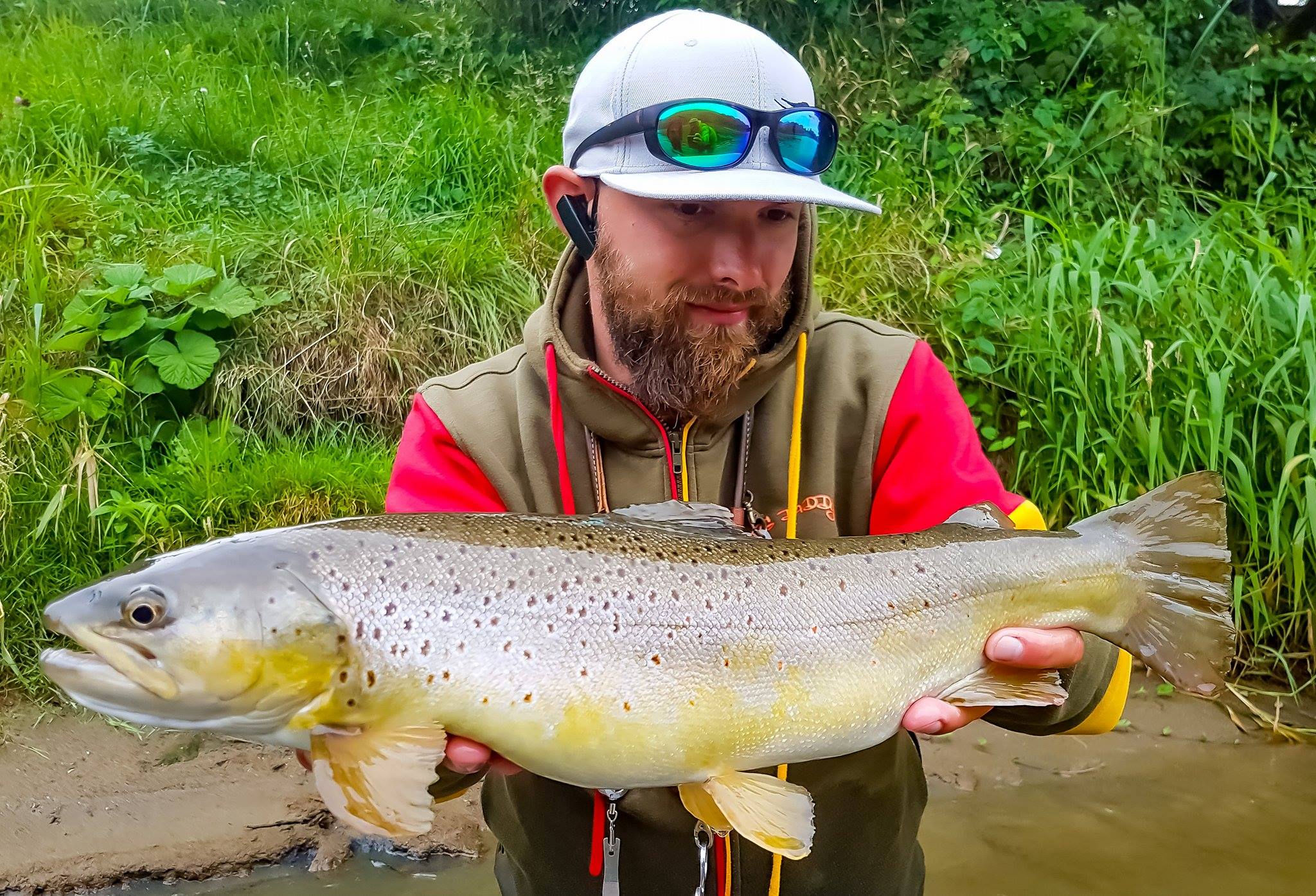 Fat fish, great fight, fly fishing adventure Europe