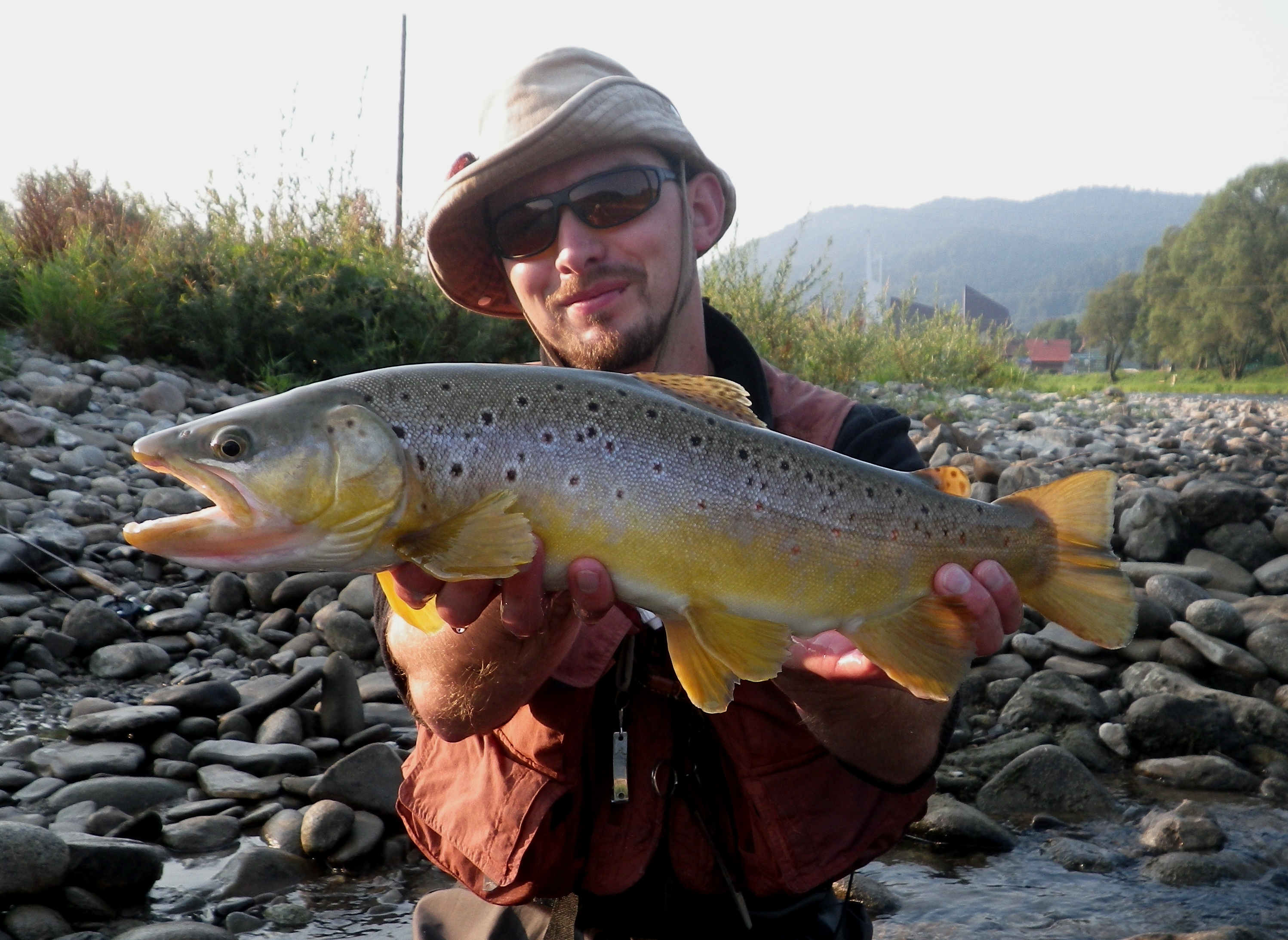 Czech nymph method brings Brown Trout