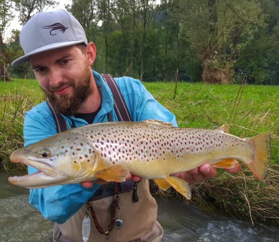Streamer fishing in Poland - fishing trip with guide