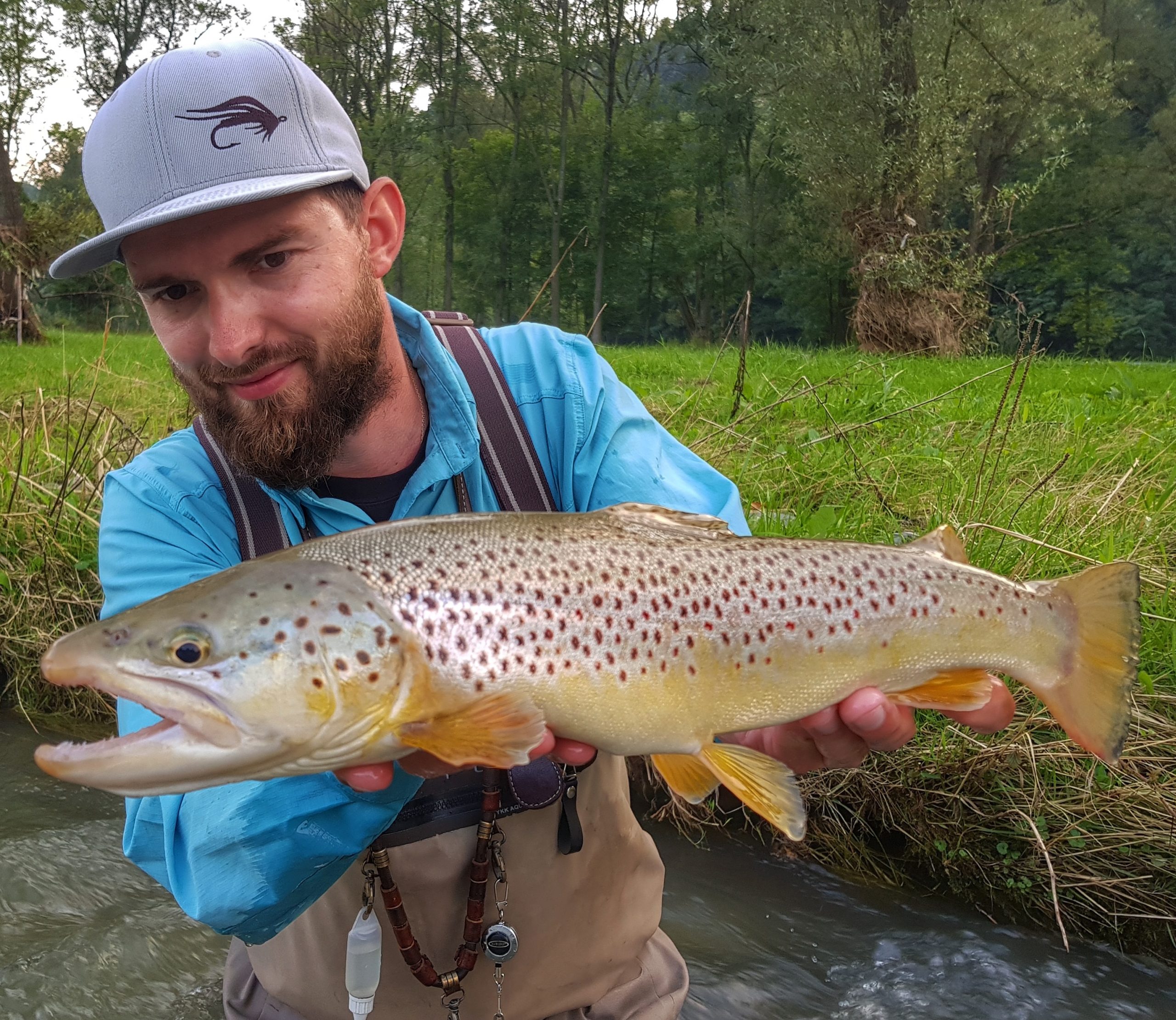 Streamer fishing in Poland - fishing trip with guide