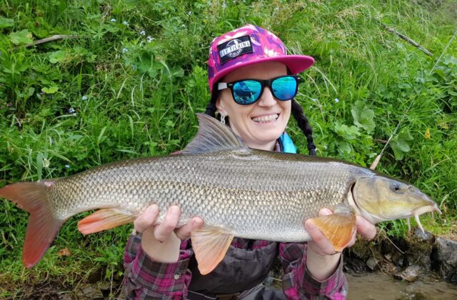 Nymph girl fishing Poland