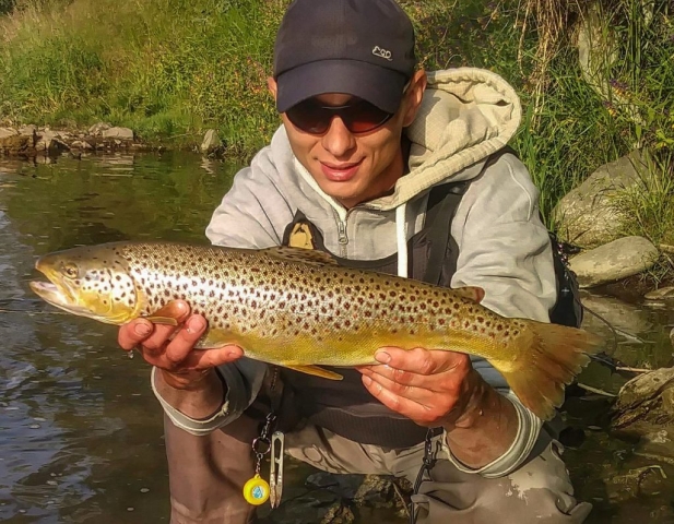 EGO fishing Fat Brown Trout fishing in Poland