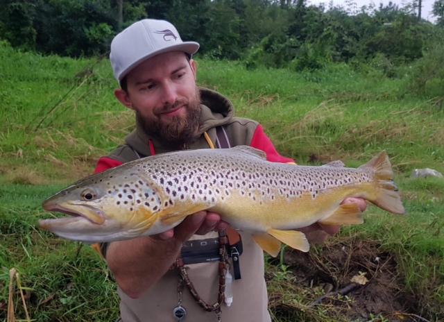 Streamer fishing and Brown Trout - lovely fishing day