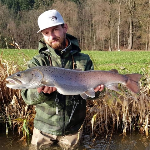 Hucho fishing guide Fly Fishing in Poland