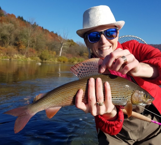 Small dry fly for grayling - east europe fishing trips