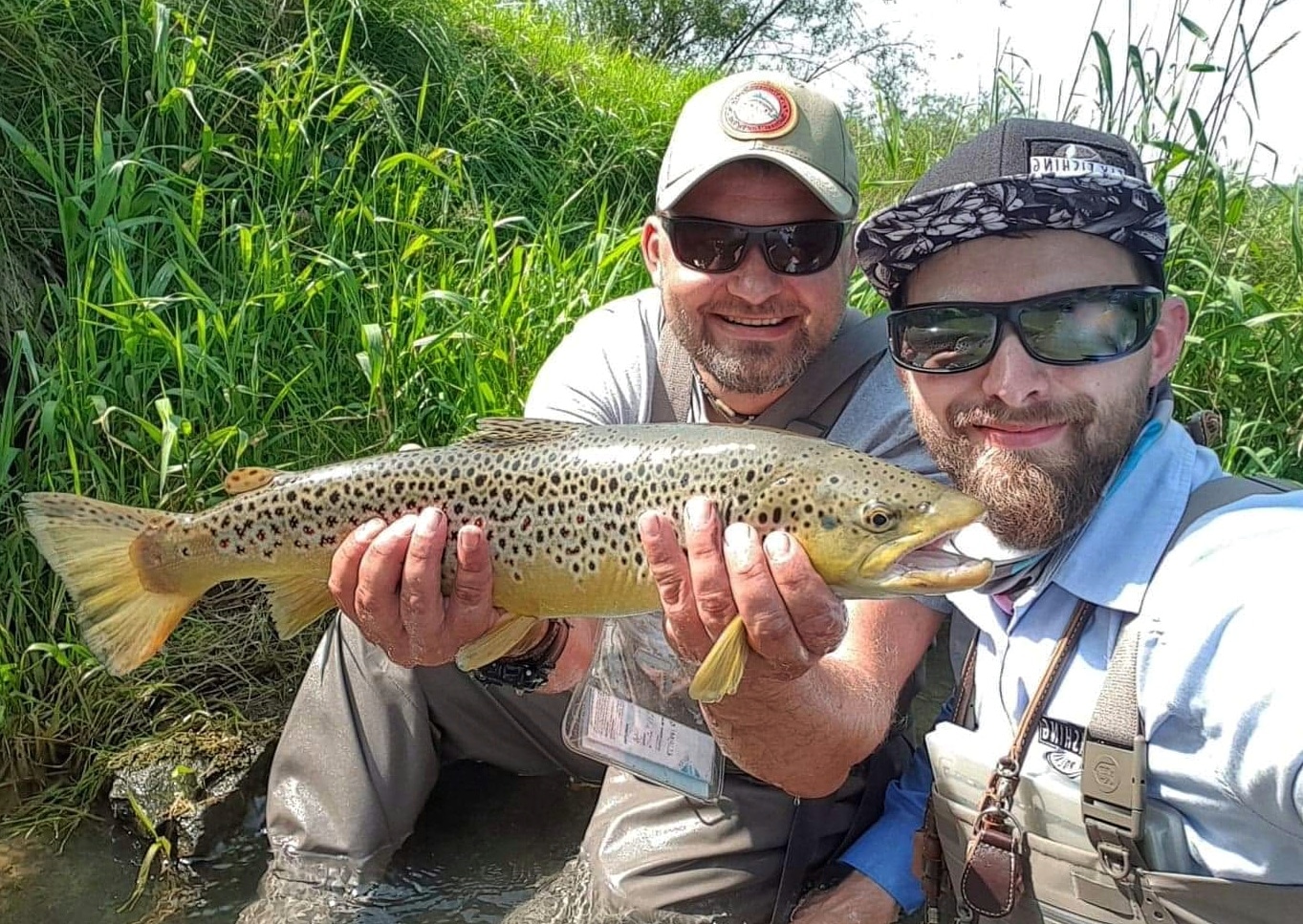 The best guide in Poland = happy angler = fly fishing in poland