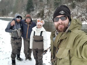 Winter fishing in Poland