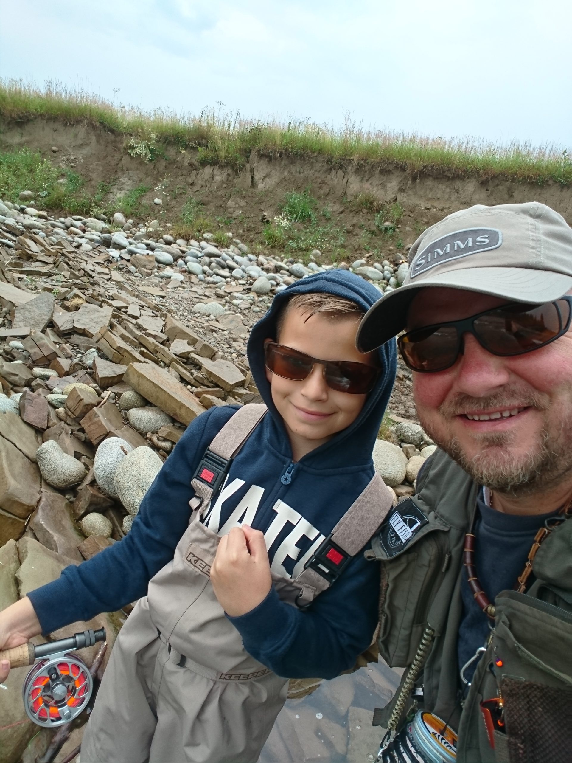 Fly fishing z synem…